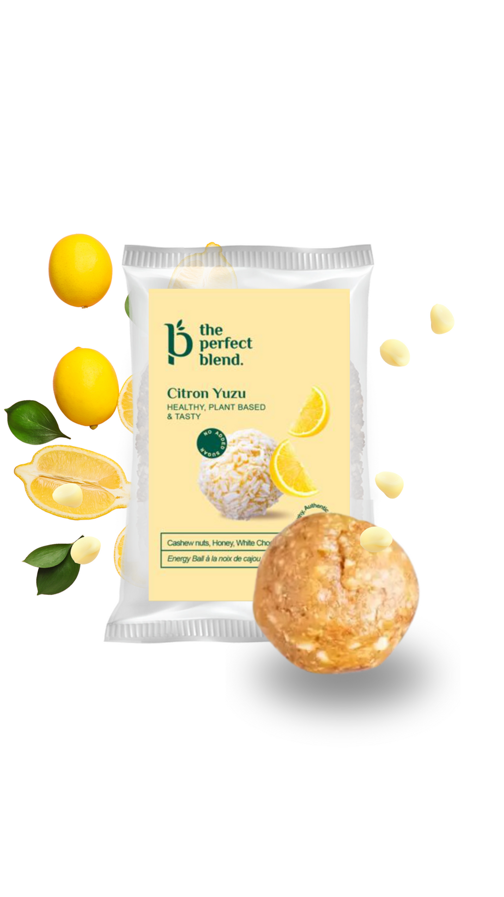 Lemon Yuzu energy ball