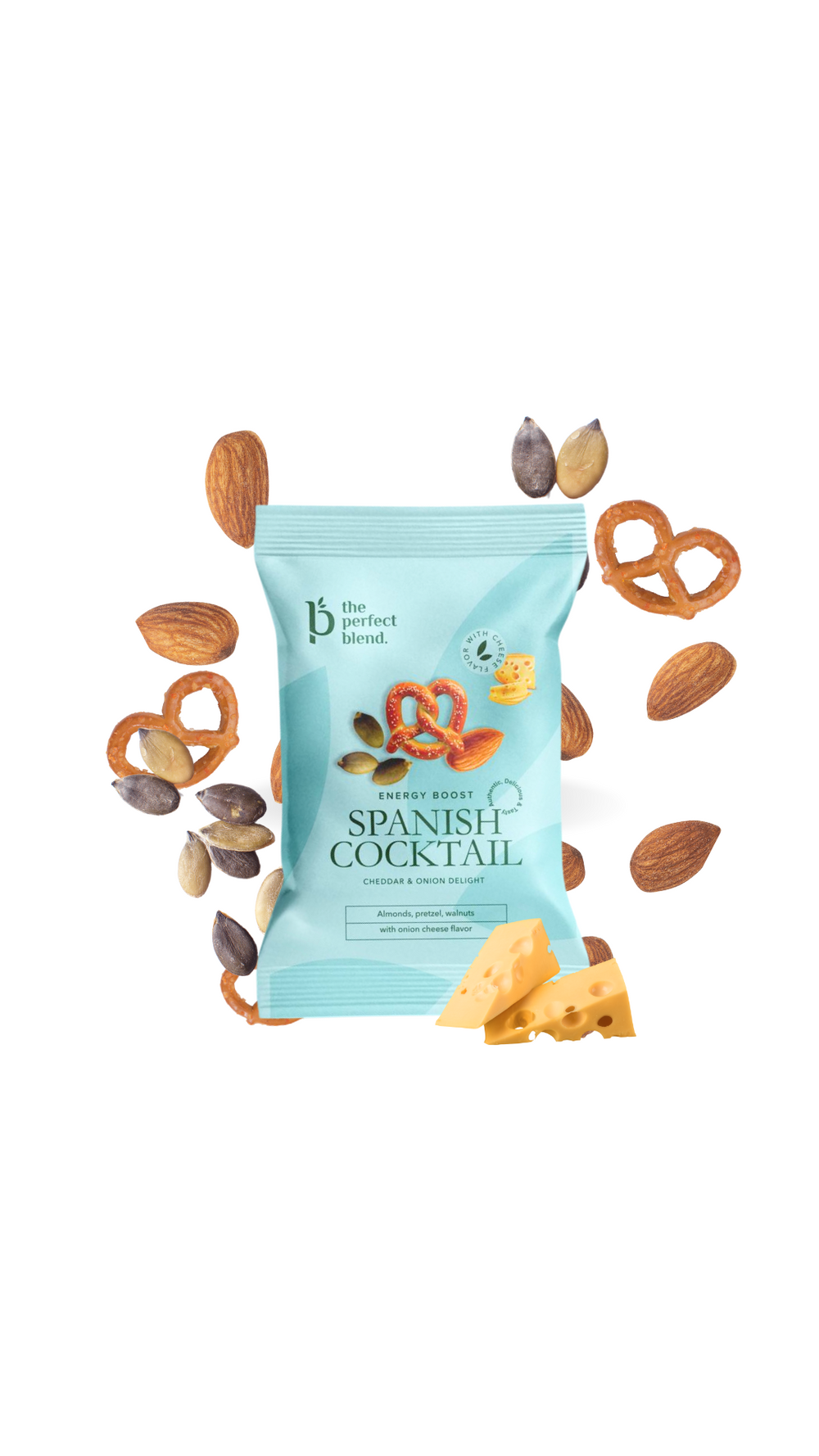 Spanish cheezy Cocktail trail mix